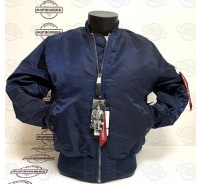 Куртка Alpha Industries MA-1 (Blue/Orange)